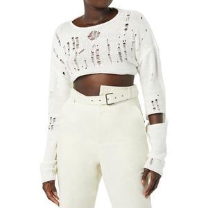 Maison Blanche crop top